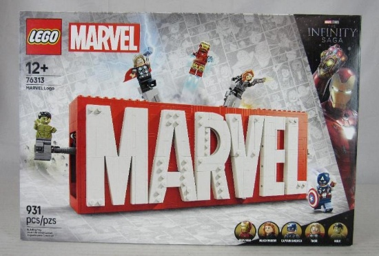 NOS Sealed Lego Marvel Infinity Saga #76313 Marvel Logo Set