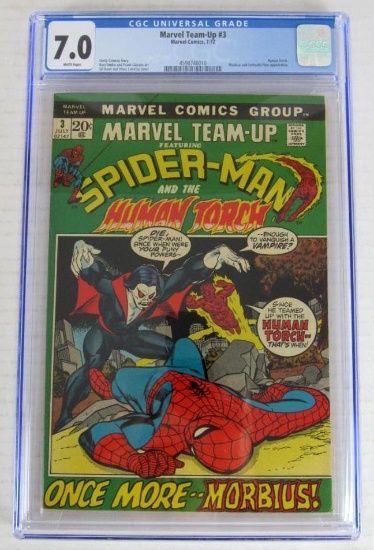 Marvel Team-Up #3 (1972) Early Morbius Appearance CGC 7.0