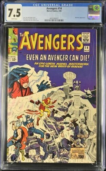 Avengers #14 (1965) Silver Age Classic Jack Kirby Cover CGC 7.5