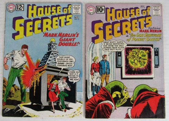 House of Secrets #50 & 53 (1961) Early Silver Age DC Sci-Fi