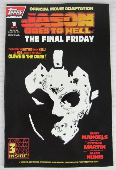 Jason Goes to Hell: The Final Friday #1 (1993) Key/ Glow in the Dark Cover