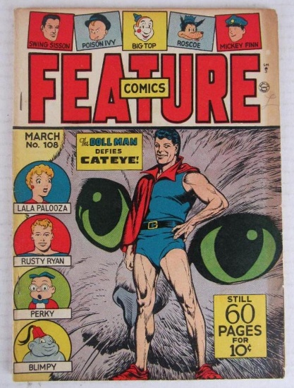 Feature Comics #108 (1947) Golden Age Doll Man