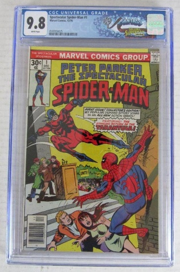 Spectacular Spider-Man #1 (1976) Key 1st Issue CGC 9.8 Gem! Fantast Label