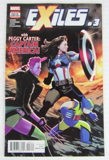 Exiles #3 (2018) Key 1st Peggy Carter as Captain America