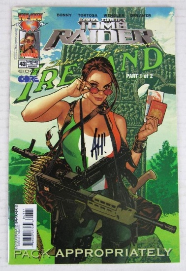 Tomb Raider #43 (2004) Signed by Adam Hughes