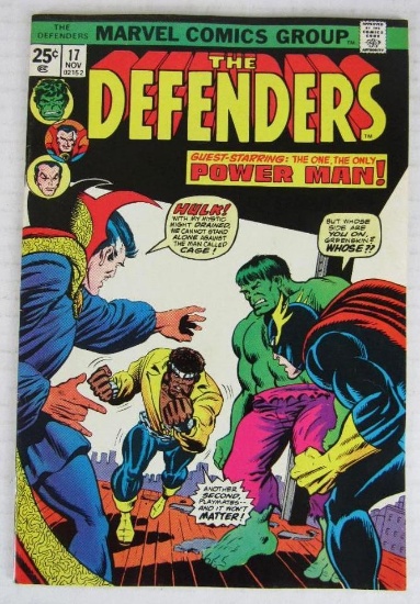 Defenders #17 (1974) Key 1st Wrecking Crew/ 1st Meeting with Luke Cage