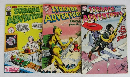 Strange Adventures #99, 105, 132 Early Silver Age Lot/ All 10 Cent issues.