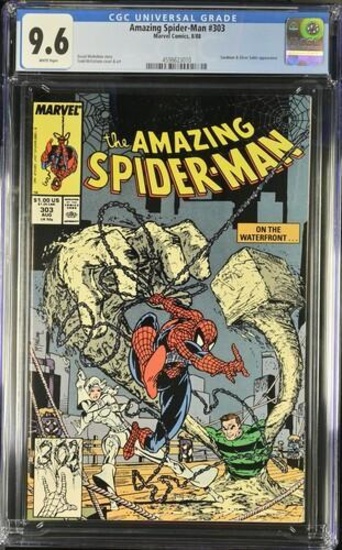 Amazing Spider-Man #303 (1988) Key Issue McFarlane Cover CGC 9.6