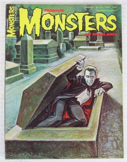 Famous Monsters of Filmland #43 (1967) Silver Age Warren/ Dracula!