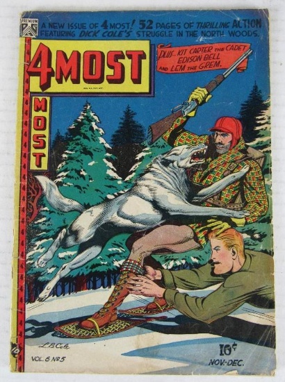4 Most Comics vol. 6, #5 (1947) Classic LB Cole Cover!