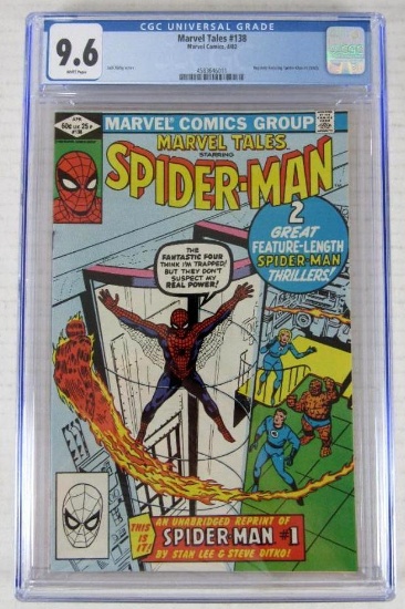 Marvel Tales #138 (1982) (Reprints Amazing Spider-Man #1) Kirby Cover CGC 9.6