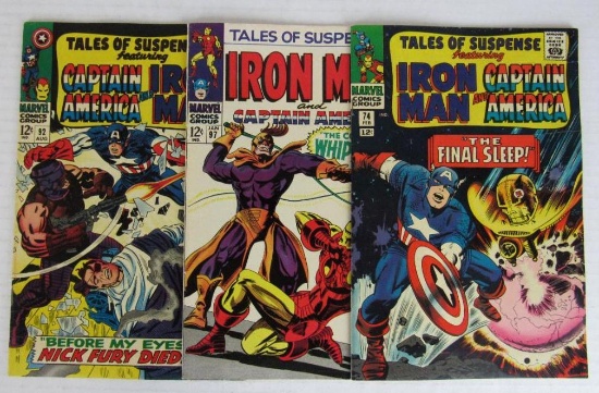 Tales of Suspense Silver Age lot #74, 92, 97