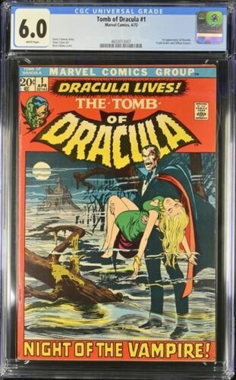 Tomb of Dracula #1 (1972) Key 1st Appearance CGC 6.0