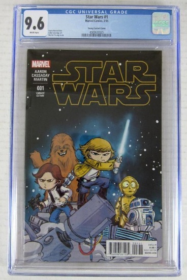 Star Wars #1 (2015) Skottie Young Variant Cover CGC 9.6