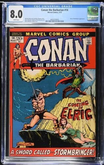 Conan the Barbarian #14 (1972) Key 1st Appearance ELRIC CGC 8.0
