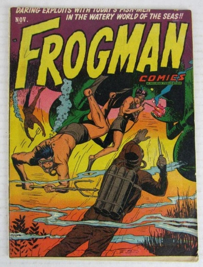 Frogman Comics #5 (1952) Golden Age Hillman