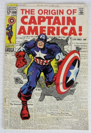 Captain America #109 (1969) Key Origin Issue
