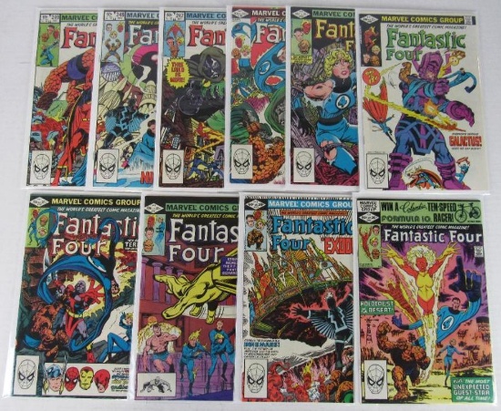 Fantastic Four Bronze Age Lot (10 Diff) #239-249 John Byrne
