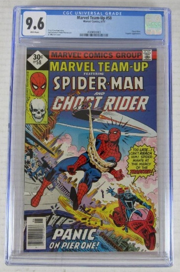 Marvel Team Up #58 (1977) Spider-Man Ghost Rider Cover CGC 9.6