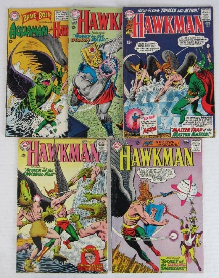 Hawkman Silver Age Lot #2, 7, 8, 9+ Brave and the Bold 51