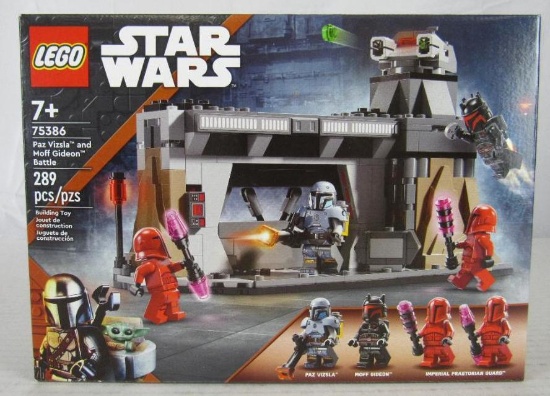 NOS Sealed Lego Star Wars #75386 Paz Vizsla & Moff Gideon Battle Set
