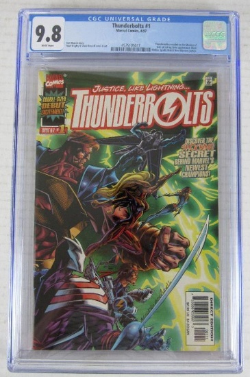 Thunderbolts #1 (1997) Key 1st Solo Title CGC 9.8