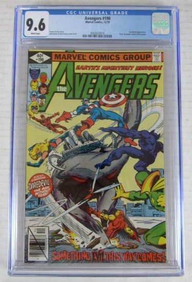 Avengers #190 (1979) Bronze Age Daredevil Appearance CGC 9.6