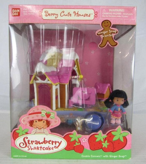 Bandai Strawberry Shortcake Berry Cute Houses "Cookie Corners w/ Ginger Snap" MISP