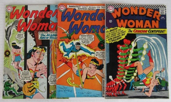 Wonder Woman Silver Age Lot #141, 157, 169