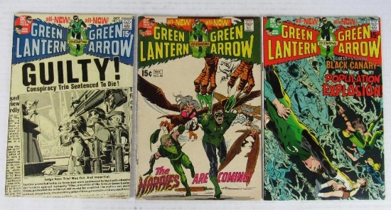 Green Lantern #80, 81, 82 Silver Age Neal Adams Lot