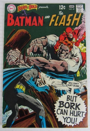 Brave and the Bold #81 (1969) Silver Age Neal Adams Batman/ Flash