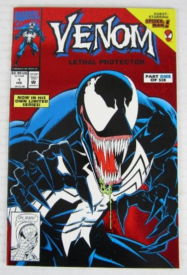 Venom Lethal Protector #1 (1993) Key 1st Solo Title