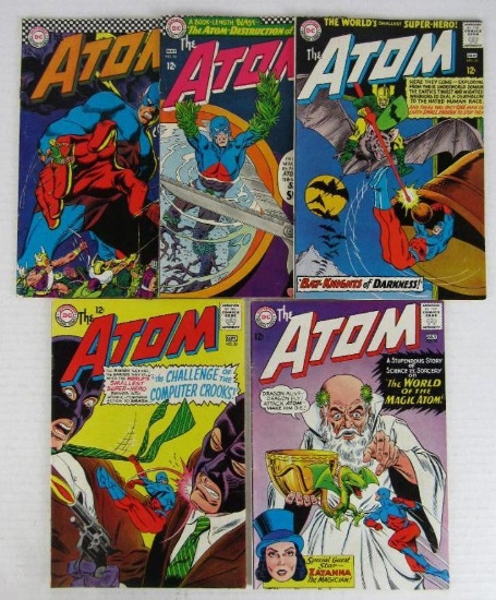 The Atom Silver Age Lot #19, 20, 22, 24, 32