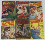 Lot (6) Golden Age Pulps- Sci-Fi, GGA, etc.