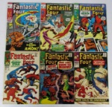 Fantastic Four Silver Age Lot #61, 66, 73, 101, 105, 111