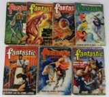Lot (7) Golden Age Fantastic Adventures Pulps