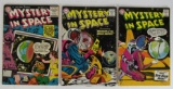 Mystery in Space Early Silver Age Lot #31, 46, 49 All 10 cent issues