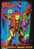 Rare 1971 Iron Man Third-Eye Marvel Black Light Poster