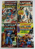 Captain America Silver Age Lot #121, 125, 131, 135