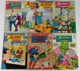Action Comics Early Silver Age Lot 274, 280, 281, 297, 310, 327, 332