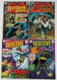 Detective Comics Silver Age Lot 342, 368, 395, 407