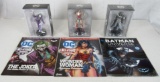 Lot (3) Eaglemoss DC Batman Universe Figures / Statues MISP w/ Publications