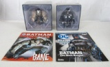 Lot (2) Eaglemoss DC Batman Universe Bust Sculptures MISP w/ Publications