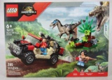 NOS Sealed Lego Jurassic World #76972 Raptor Off-Road Escape Set