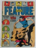 Feature Comics #105 (1946) Golden Age Doll Man/ Great Dog Cover!