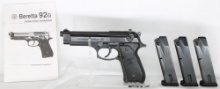 Beretta Model 96G .40 S&W Semi-Automatic Pistol - Indiana State Police Issue, S/N BER206607