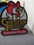 Chester Fried Chicken To Go Lighted Sign