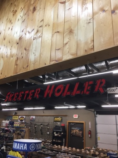Skeeter Holler Sign 6'6"