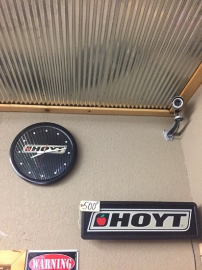 Hoyt Clock & Sign