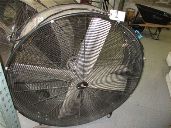 Countyline cylinder fan, 43" diameter,